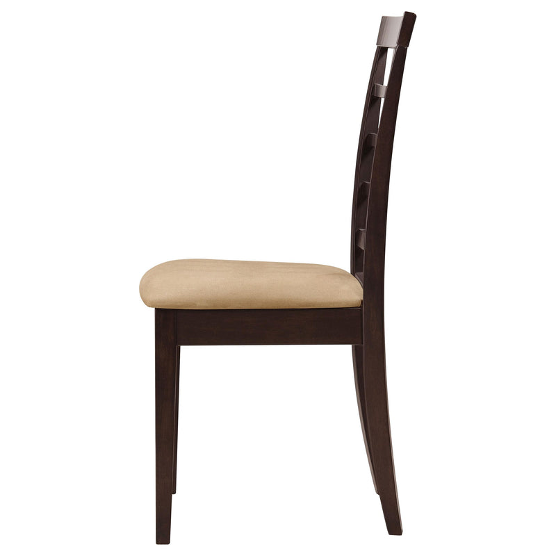 Kelso Lattice Back Dining Side Chair Cappuccino (Set of 2) - detail 5