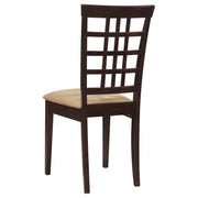Kelso Lattice Back Dining Side Chair Cappuccino (Set of 2) - detail 6