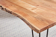 Sherman 71-inch Live Edge Dining Table Natural Acacia - detail 3
