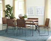 Sherman 71-inch Live Edge Dining Table Natural Acacia - detail 6