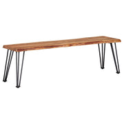Sherman Wood Dining Bench Natural Acacia - alternate view