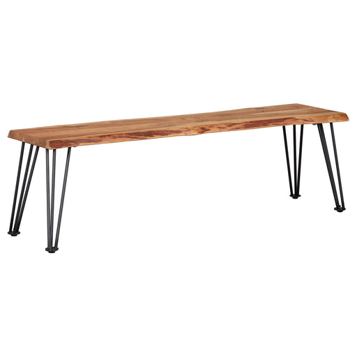Sherman Wood Dining Bench Natural Acacia - alternate view
