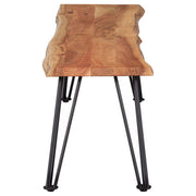 Sherman Wood Dining Bench Natural Acacia - detail 5