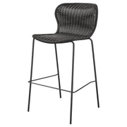 Mckinley Faux Rattan Metal Bar Chair Brown (Set of 2) - detail 5