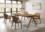 Randolph 5-piece Smart Top Rectangular Dining Set Sheesham and Brown