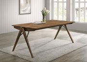 Randolph 82-inch Smart Top Rectangular Dining Table Sheesham and Brown