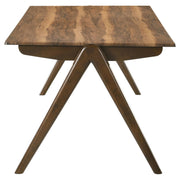 Randolph 82-inch Smart Top Rectangular Dining Table Sheesham and Brown - detail 4