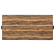 Randolph 82-inch Smart Top Rectangular Dining Table Sheesham and Brown - detail 5