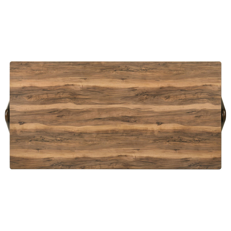 Randolph 82-inch Smart Top Rectangular Dining Table Sheesham and Brown - detail 5