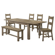 Cardova 6-piece Extension Table Dining Set Vineyard Oak - alternate view