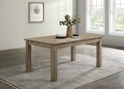Cardova 87-inch Solid Wood Extension Dining Table Vineyard Oak - alternate view