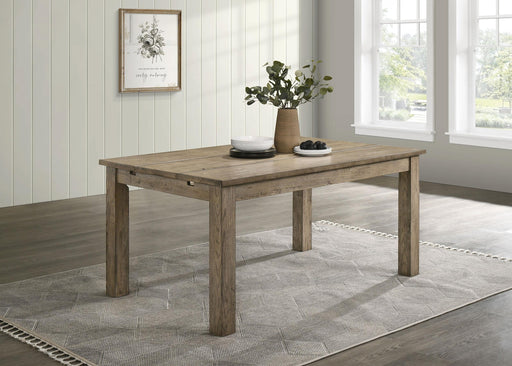 Cardova 87-inch Solid Wood Extension Dining Table Vineyard Oak - alternate view