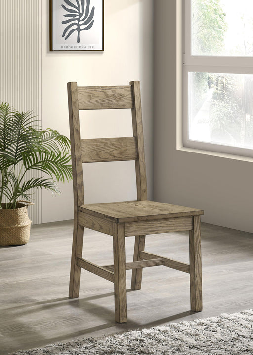 Cardova Solid Wood Dining Side Chair Vineyard Oak (Set of 2) - alternate view