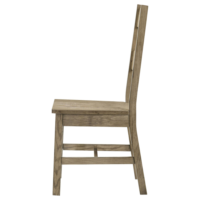 Cardova Solid Wood Dining Side Chair Vineyard Oak (Set of 2) - detail 6