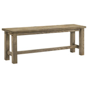 Cardova 51-inch Solid Wood Dining Bench Vineyard Oak - alternate view
