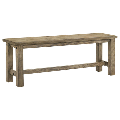 Cardova 51-inch Solid Wood Dining Bench Vineyard Oak - alternate view