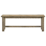 Cardova 51-inch Solid Wood Dining Bench Vineyard Oak - detail 3