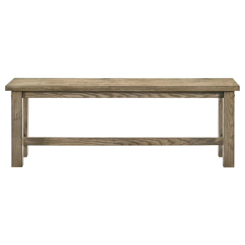Cardova 51-inch Solid Wood Dining Bench Vineyard Oak - detail 3