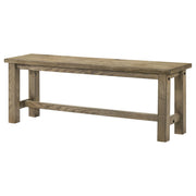 Cardova 51-inch Solid Wood Dining Bench Vineyard Oak - detail 4