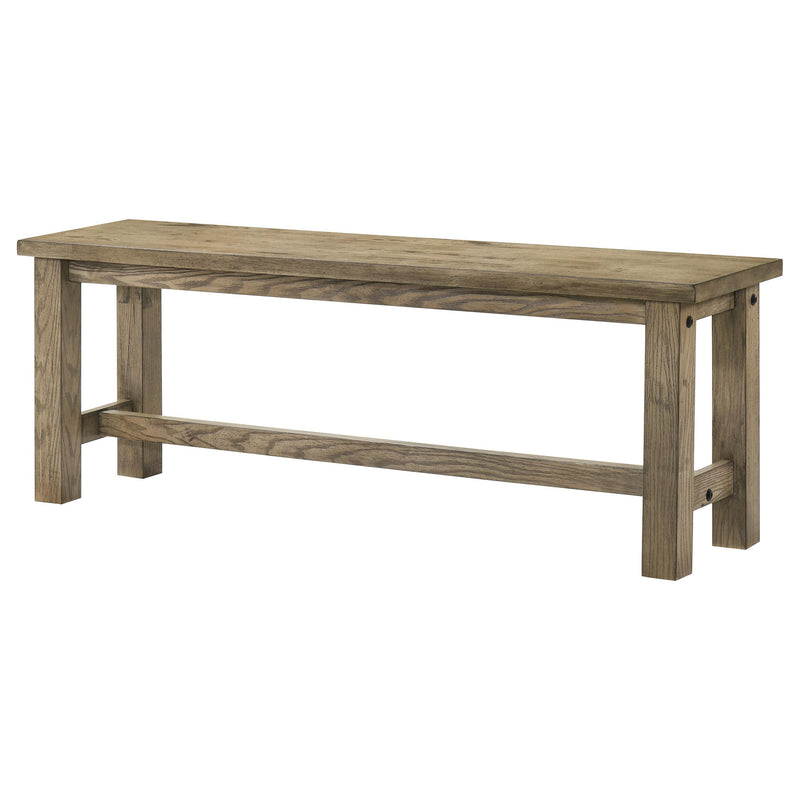 Cardova 51-inch Solid Wood Dining Bench Vineyard Oak - detail 4