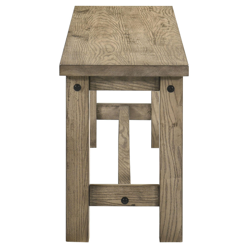 Cardova 51-inch Solid Wood Dining Bench Vineyard Oak - detail 5