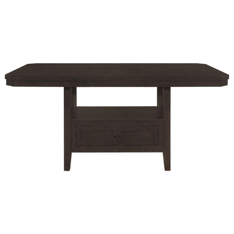 Prentiss 78-inch Extension Counter Dining Table Cappuccino - detail 5