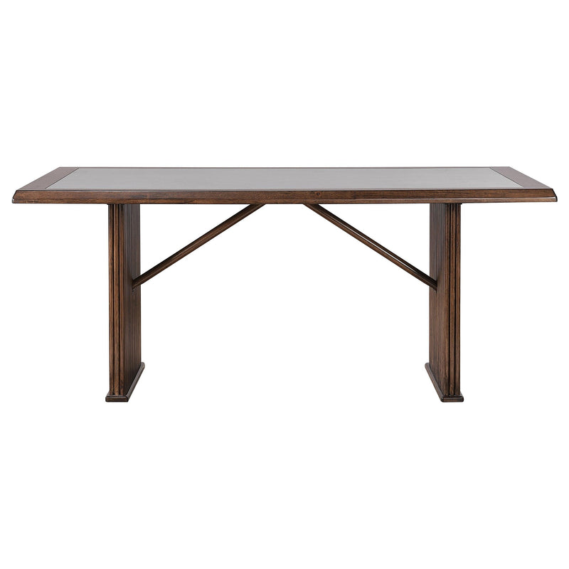 Sherwood 72-inch Rectangular Dining Table Brown - detail 3