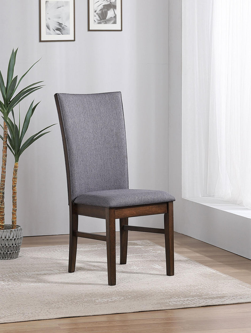 Sherwood Upholstered Dining Side Chair Grey (Set of 2) - alternate view