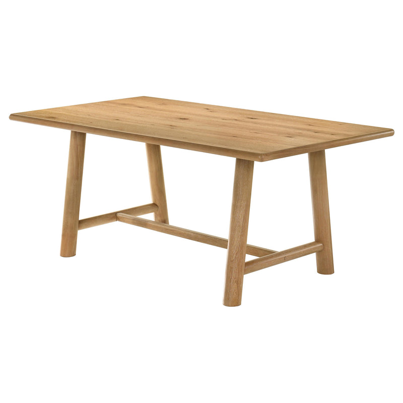 Duncan 71-inch Rectangular Wood Dining Room Table Washed Oak - detail 4
