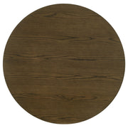 Ottowa 47-inch Round Wood Dining Table with Shelf Brown - detail 4