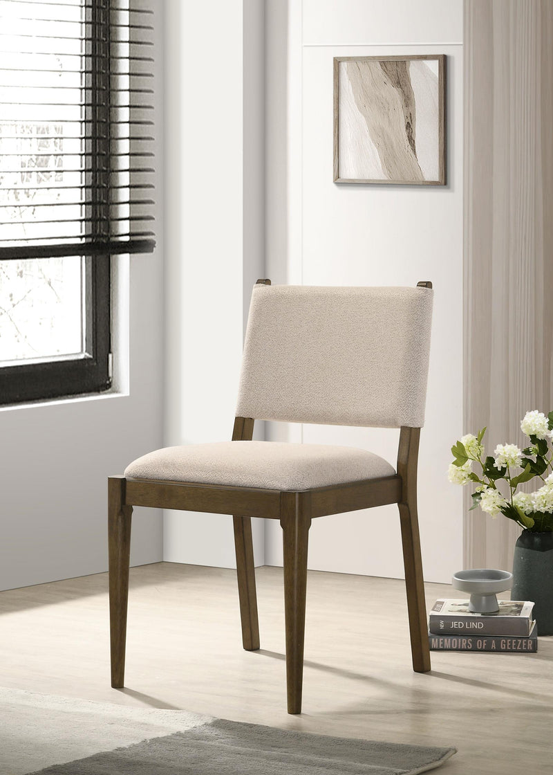 Ottowa Upholstered Dining Side Chair Brown (Set of 2) - alternate view