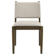 Ottowa Upholstered Dining Side Chair Brown (Set of 2) - detail 4
