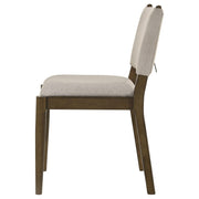Ottowa Upholstered Dining Side Chair Brown (Set of 2) - detail 6