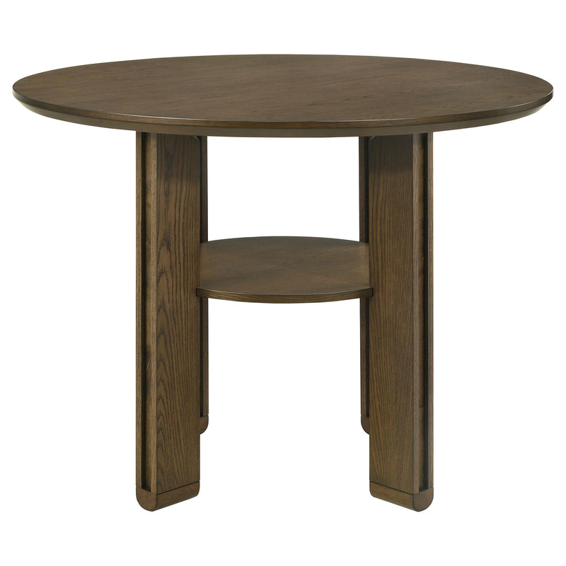 Ottowa 5-piece Round Counter Height Dining Room Set Brown - detail 4