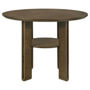 Ottowa 47-inch Round Counter Height Dining Table Brown - detail 3