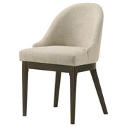 Reseda Upholstered Dining Side Chair Beige (Set of 2) - detail 5