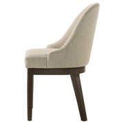 Reseda Upholstered Dining Side Chair Beige (Set of 2) - detail 6