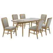 Croyden 7-piece Rectangular Dining Set Weathered Natural - alternate view