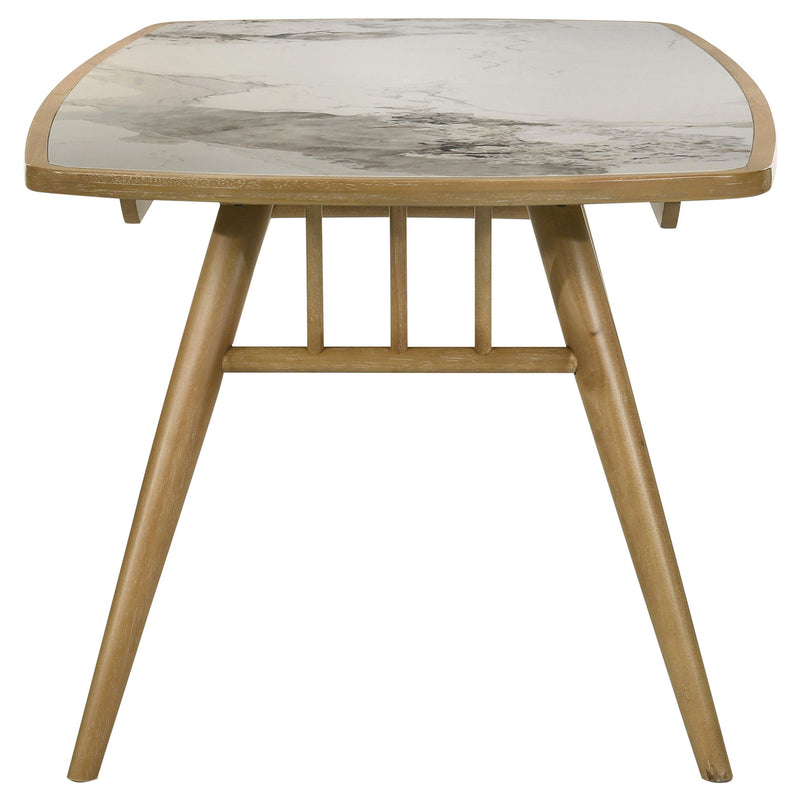 Croyden 7-piece Rectangular Dining Set Weathered Natural - detail 5