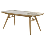 Croyden 73-inch Rectangular Dining Table Weathered Natural - detail 4