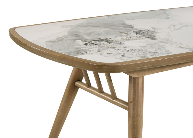 Croyden 73-inch Rectangular Dining Table Weathered Natural - detail 7