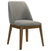 Franklin Upholstered Dining Side Chair Grey (Set of 2) - detail 3