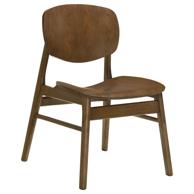 Franklin 5-piece 54-inch Round Dining Table Set Dark Brown - detail 6