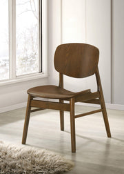 Benford Dining Side Chair Wood Seat Dark Brown (Set of 2) - alternate view