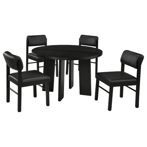 Strouse 5-piece Dining Set Black - alternate view