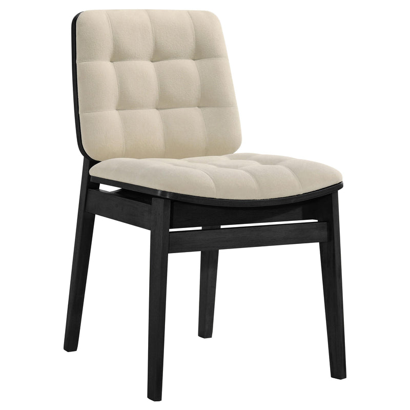 Strouse 5-piece Dining Set Cream and Black - detail 7