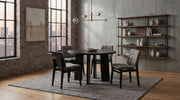 Strouse 5-piece Dining Set Grey and Black