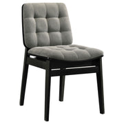 Strouse 5-piece Dining Set Grey and Black - detail 7