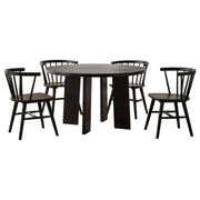 Strouse 5-piece Dining Set Black - alternate view