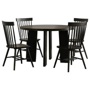 Strouse 5-piece Dining Set Black - alternate view